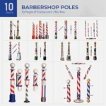 Barbershop Poles Collection