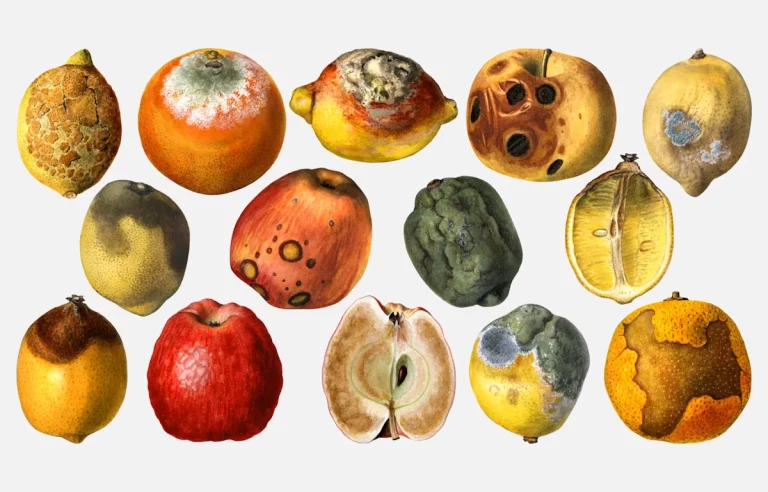 Moldy Fruit: Public Domain Decay Illustrations