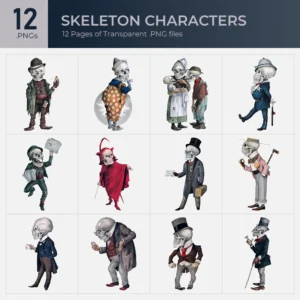 Skeleton Characters Collection