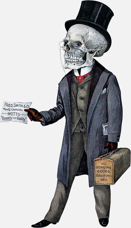 Snake Oil Salesman Skeleton