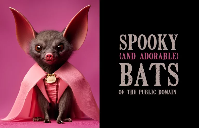 Spooky Bats of the Public Domain