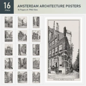 Amsterdam Architecture Posters Collection