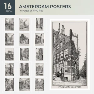 Amsterdam Architecture Posters Collection