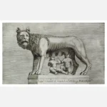 Sculpture of the Lupa Capitolina Nursing the Twin Romulus and Remus Poster
