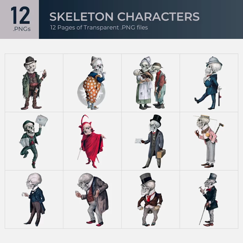 Skeleton Characters Collection