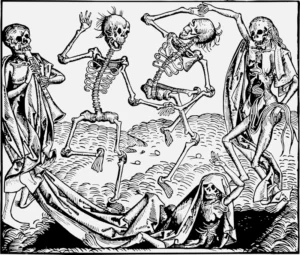 Skeletons Dancing Dance of Death