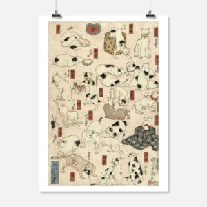 Cats for the 53 Stations of the Tokaido