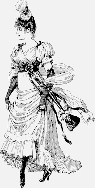 an image of a jeffersonian costume from masquerade and carnival: their customs and costumes 1892 19th century costumes