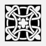 13th Century Tile Design Vector