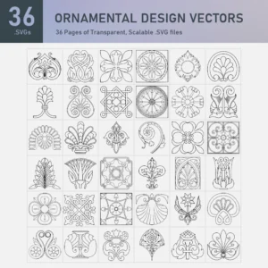 Ornamental Design Vectors Collection