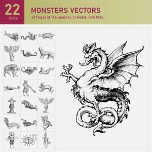 Monsters Vectors Collection