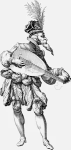 Masked Lute Player