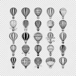 Air Balloons Vector