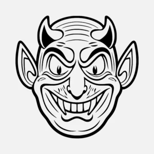 Devil or Demon Character Vector