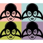 Masked Woman Vector