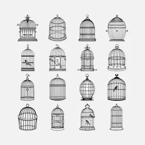Bird Cages Vector