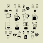 Coffee Objects Vector