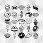 Desserts Vector