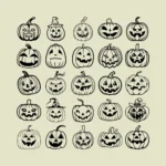 Jack-o-lanterns Vector