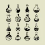 Magic Potions Vector