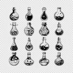 Magic Potions Vector