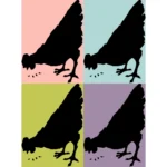 Chicken Silhouette Vector