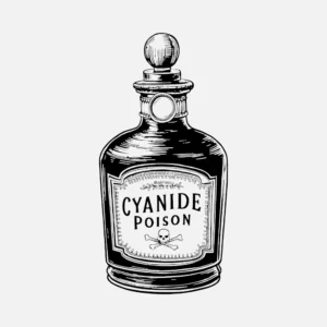 Cyanide Poison Bottle Vector