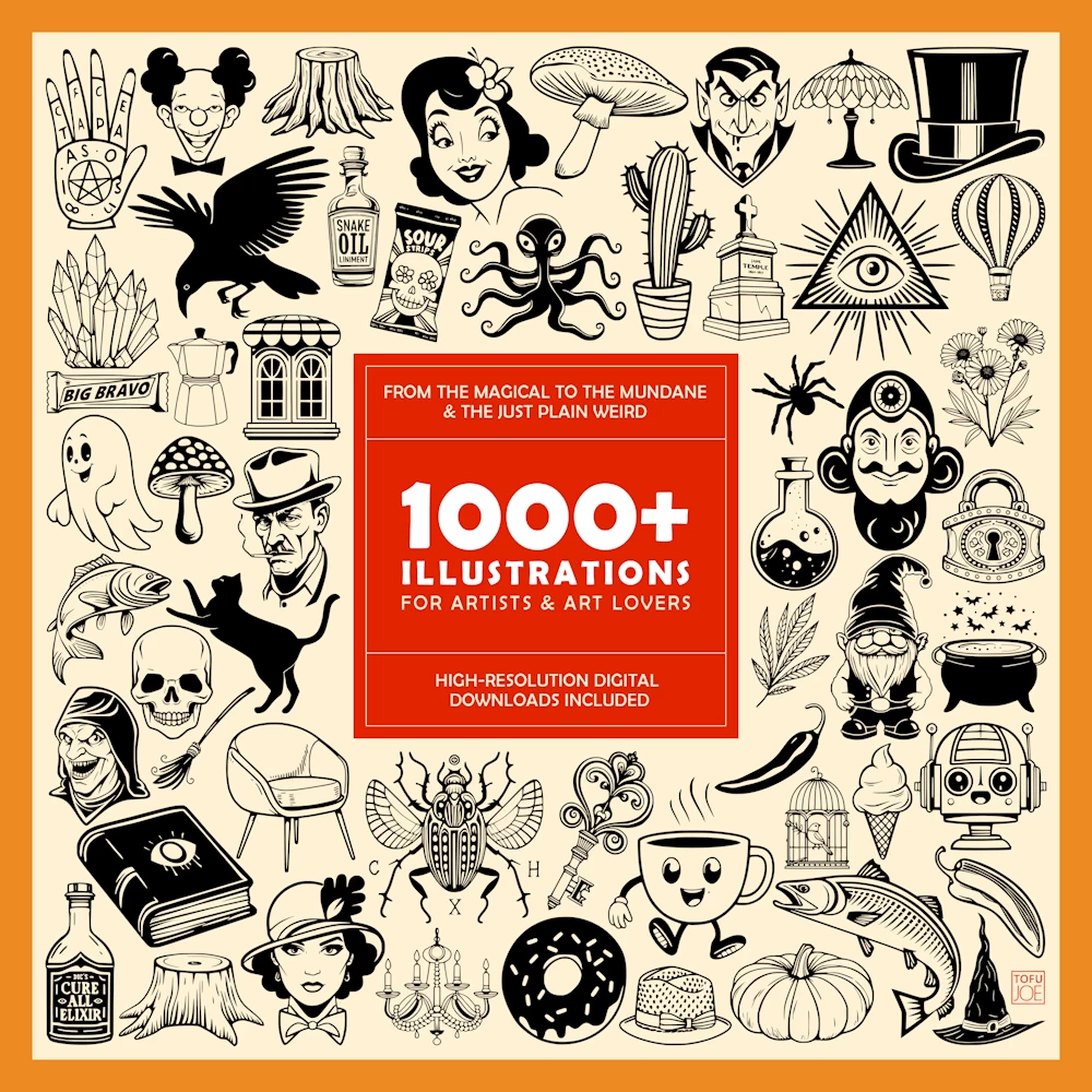 1000+ Illustrations Cover