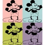 Happy Steamboat Willie Mouse Vector