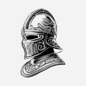 Medieval Helmet Vector