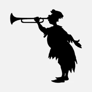Trumpet Player Vector