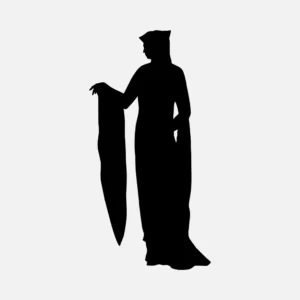 Woman From 1130 Silhouette Vector
