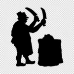 Chopping Silhouette Vector