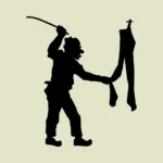 Hitting Pants Silhouette Vector