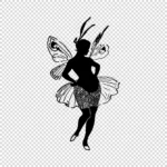 19th Century Fairy Vector