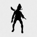 Adventurer Man Silhouette Vector