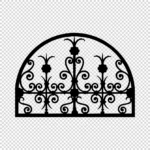 Ornamental Design Silhouette Vector