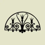 Ornamental Design Silhouette Vector