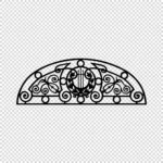 Ornamental Design Silhouette Vector