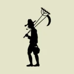 Farmer Silhouette Vector