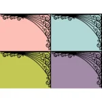 Ornamental Design Silhouette Vector