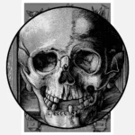 A Skull with an Ornamental Frame