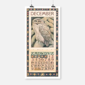 December Calendar Poster