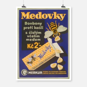 Honey-Flavored Cough Candy Poster