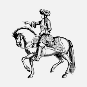 Louis the 14th King of France Vector