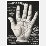 Open Hand Palm Reading Poster