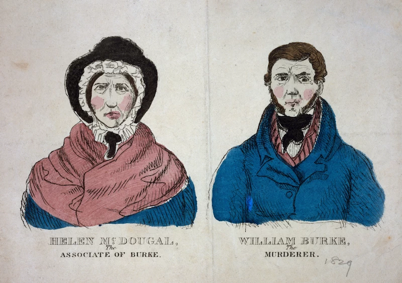 Portraits of William Burke and Helen McDougal