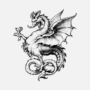 Victorian Dragon Vector