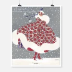 Winter Fashion Lady Poster