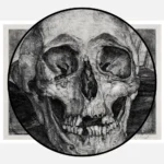 Still Life with a Skull, an Hourglass, a Book and a Knife Poster